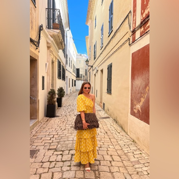 NWT Veronica Beard Virginia One-Shoulder Maxi Dress - Picture 1 of 8